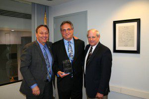 Tony DeFilippo receiving ICCTA Award