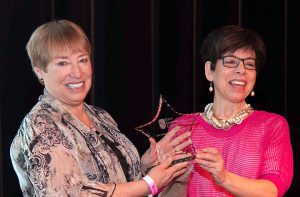 Photo of 2016 Star Award recipient Joan Dorman with SSC’s Nancy Burrows