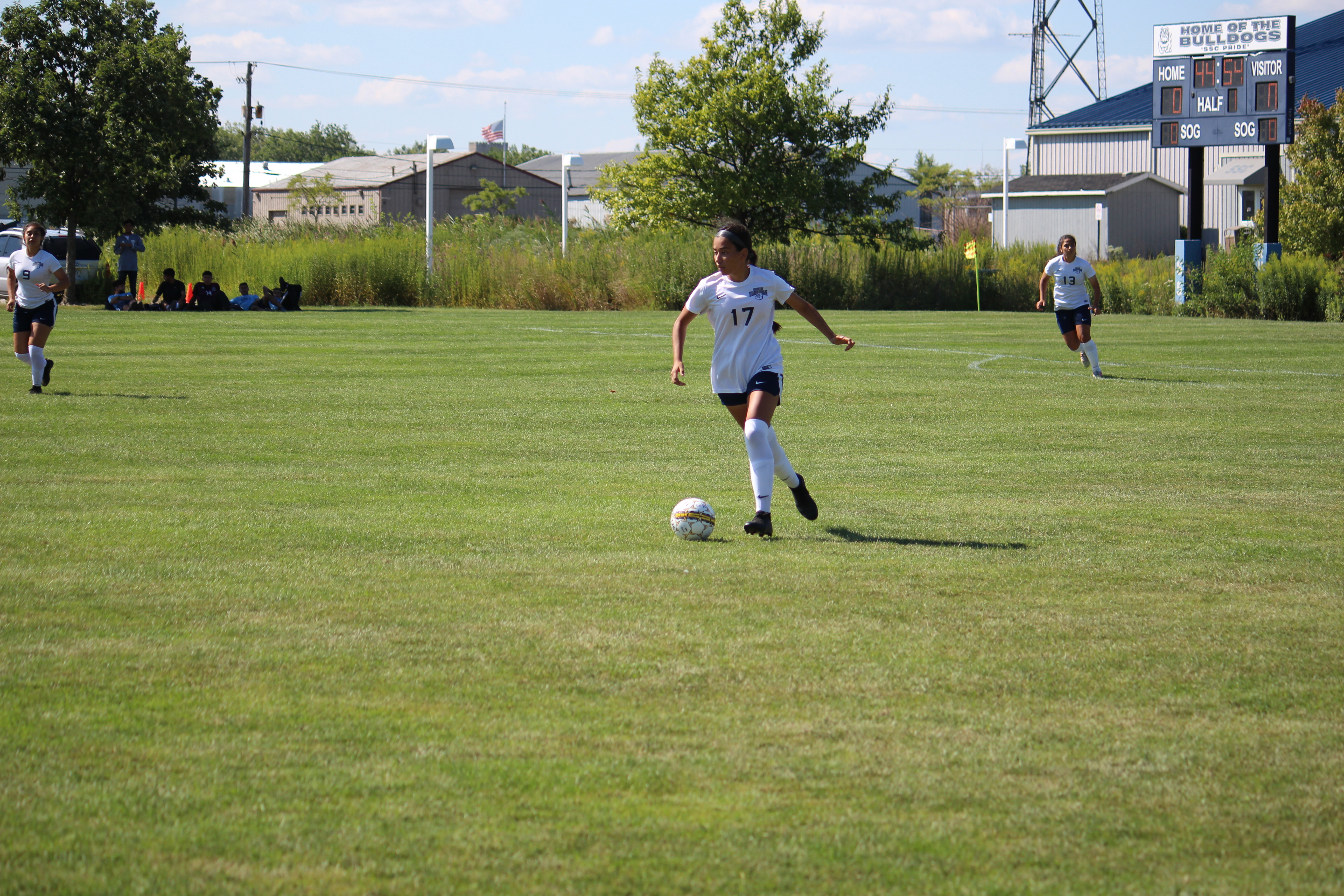 SSC Defender with the ball