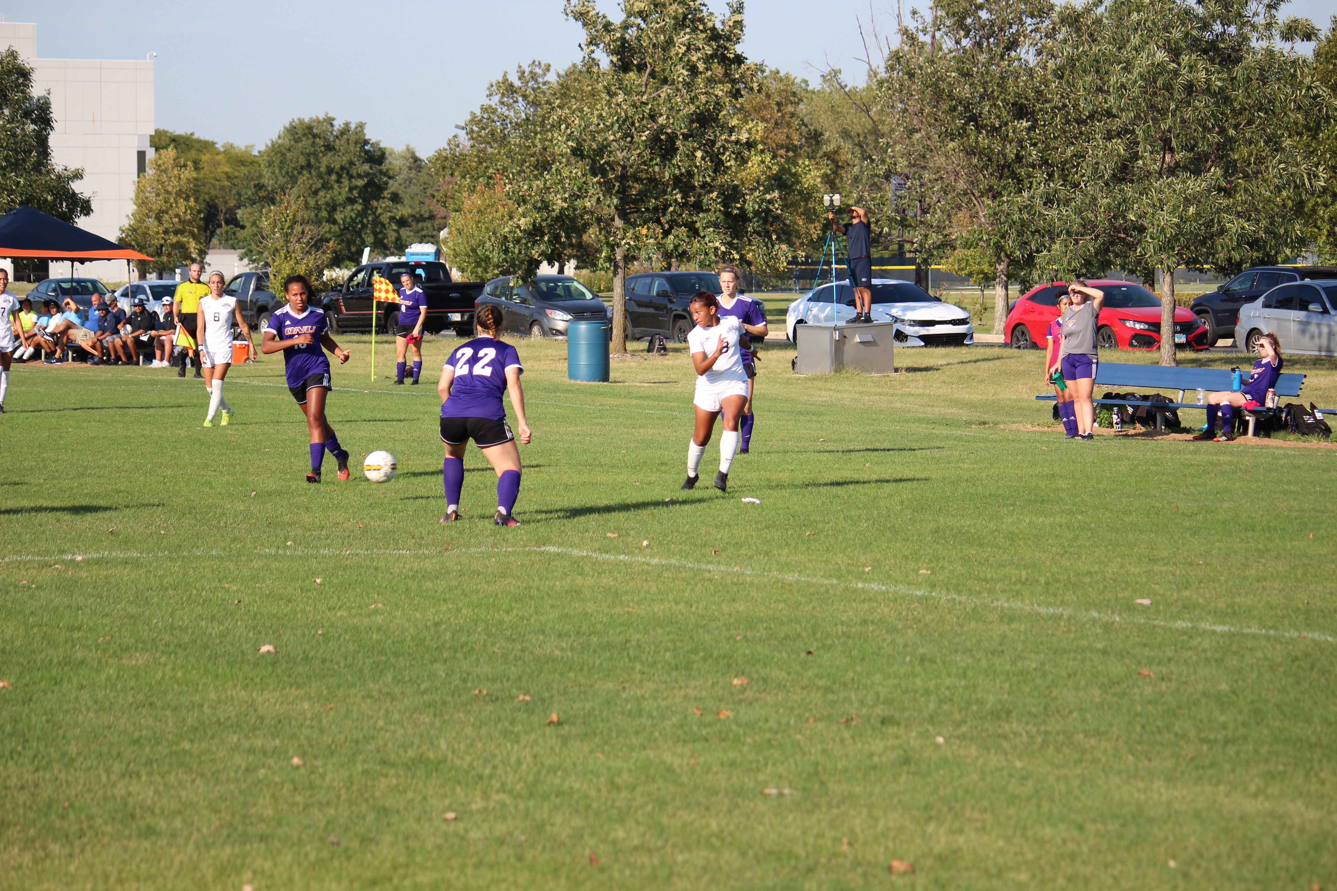 SSC Player through the defense