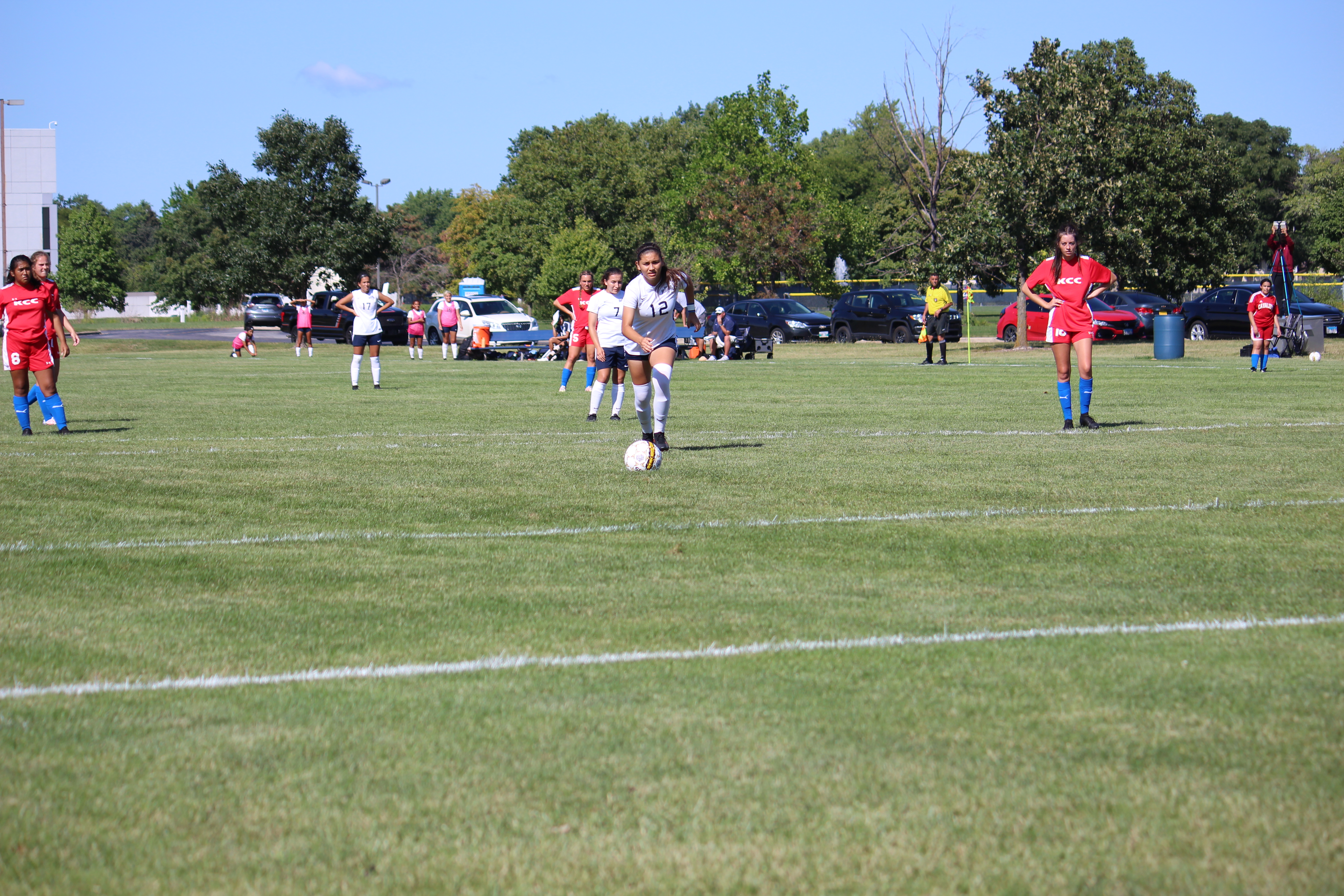 SSC Player with the free kick