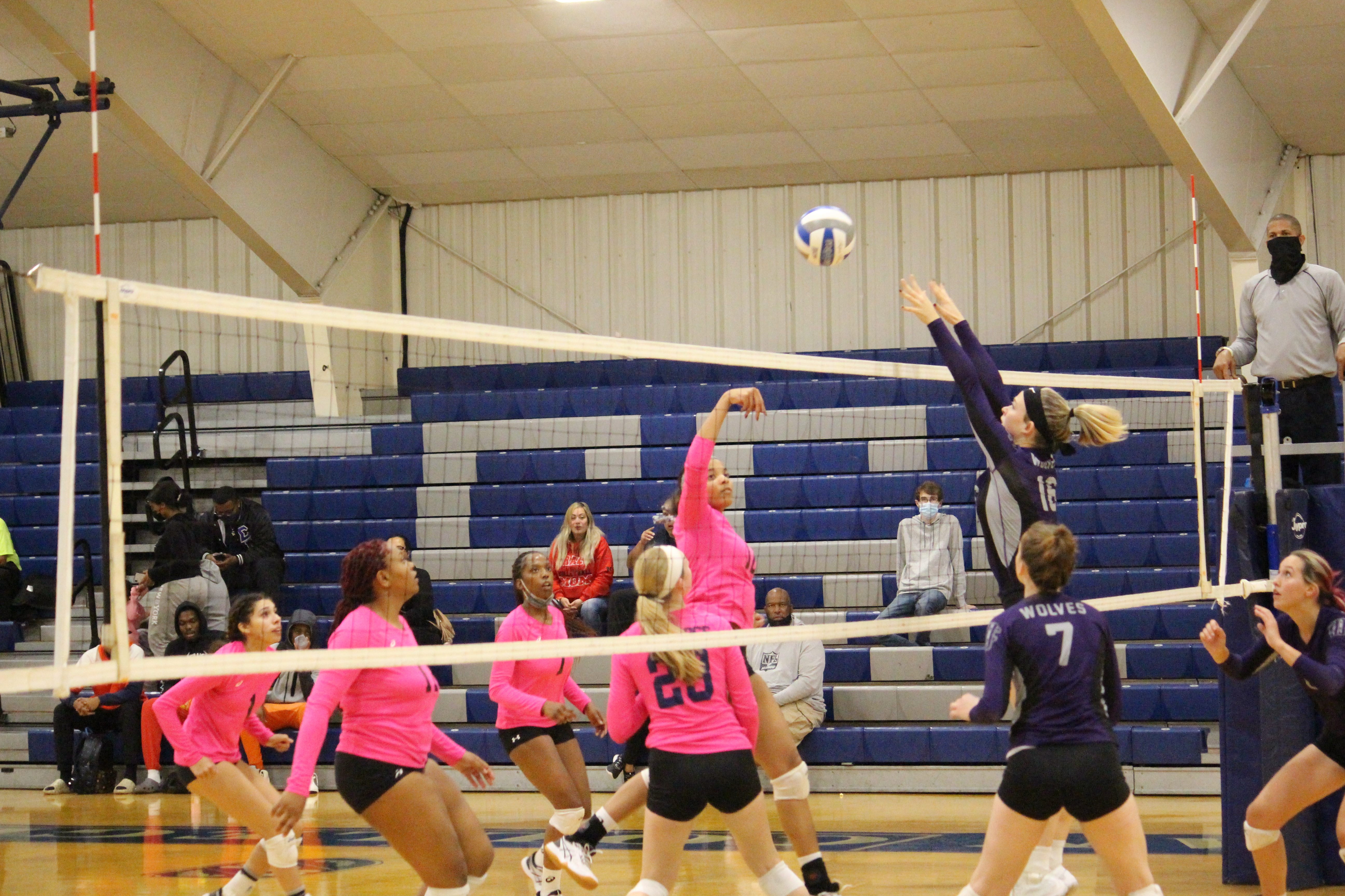 Play in front on net