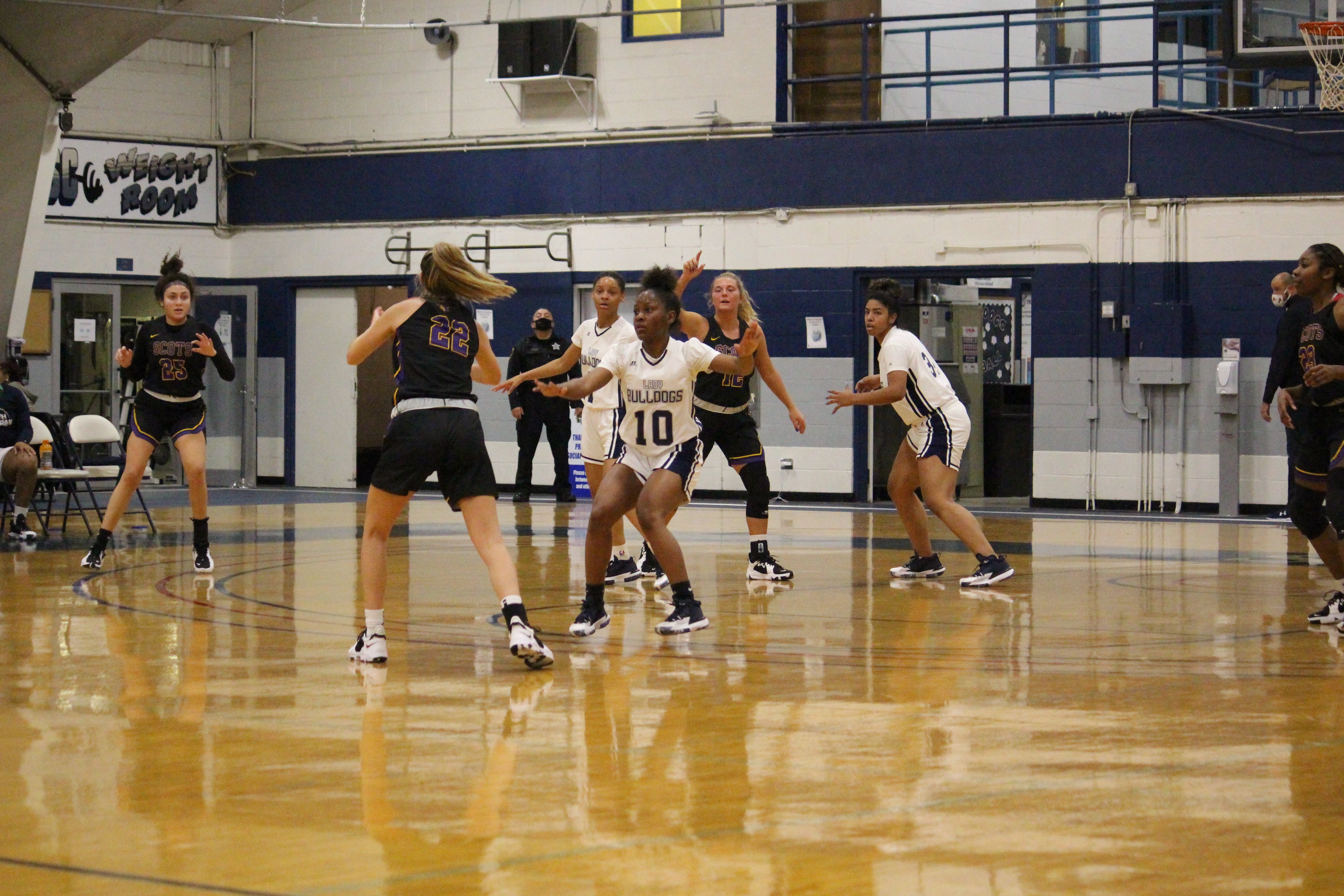 SSc Womens player on Defense