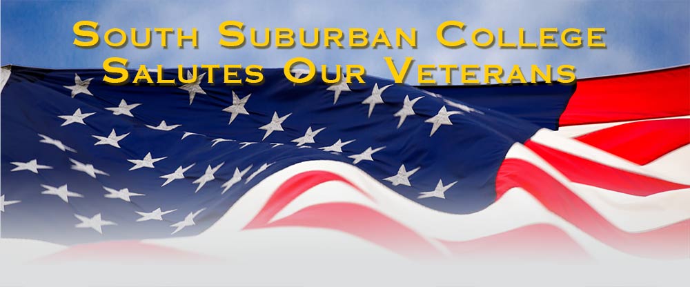 South Suburban College Salutes Our Veterans banner
