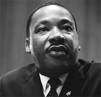A featured photo of Dr. Martin Luther King, Jr.