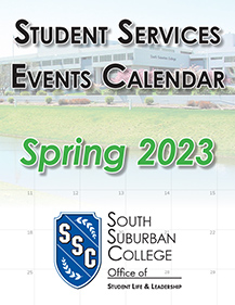 Student Services Events Calendar Spring 2023 cover