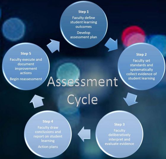 A graphic of SSC Assessment Cycle