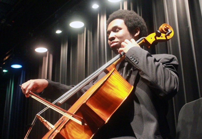 Eric Nickerson playing Cello
