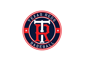 Logo for the Texas Reds Post Grad Baseball Team.