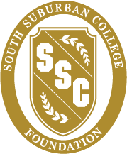 Gold South Suburban College Foundation Logo.