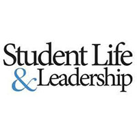 A graphic that says, "Student Life & Leadership"