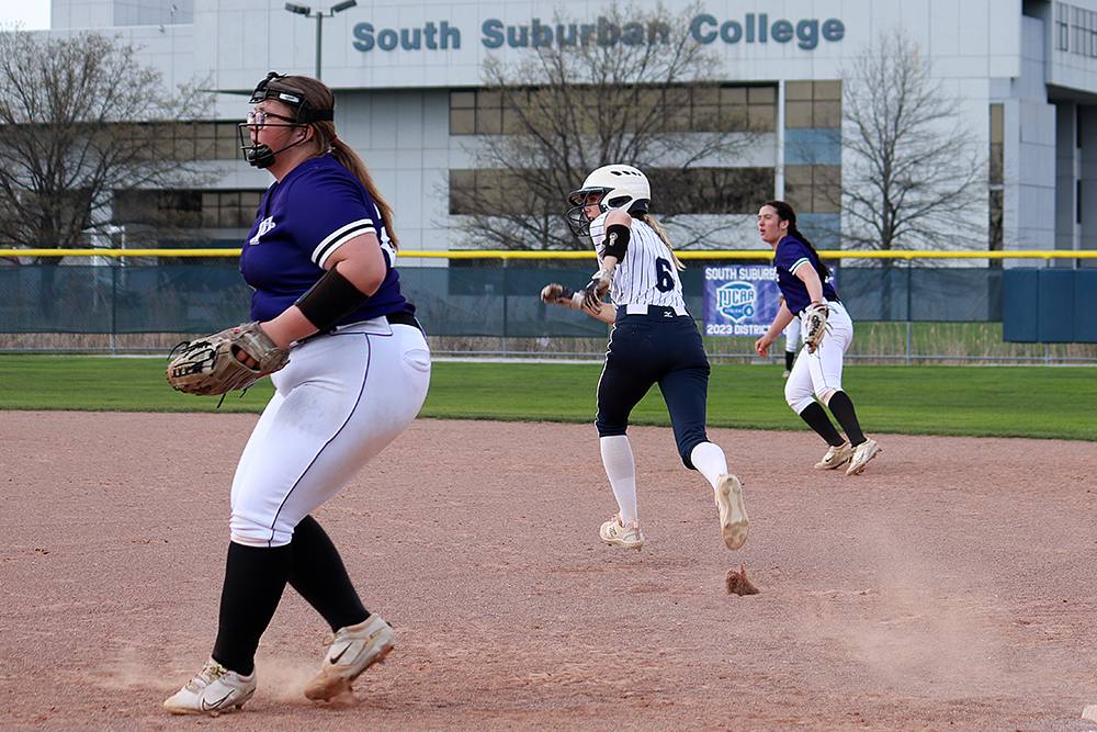 2024 Softball Action Shot