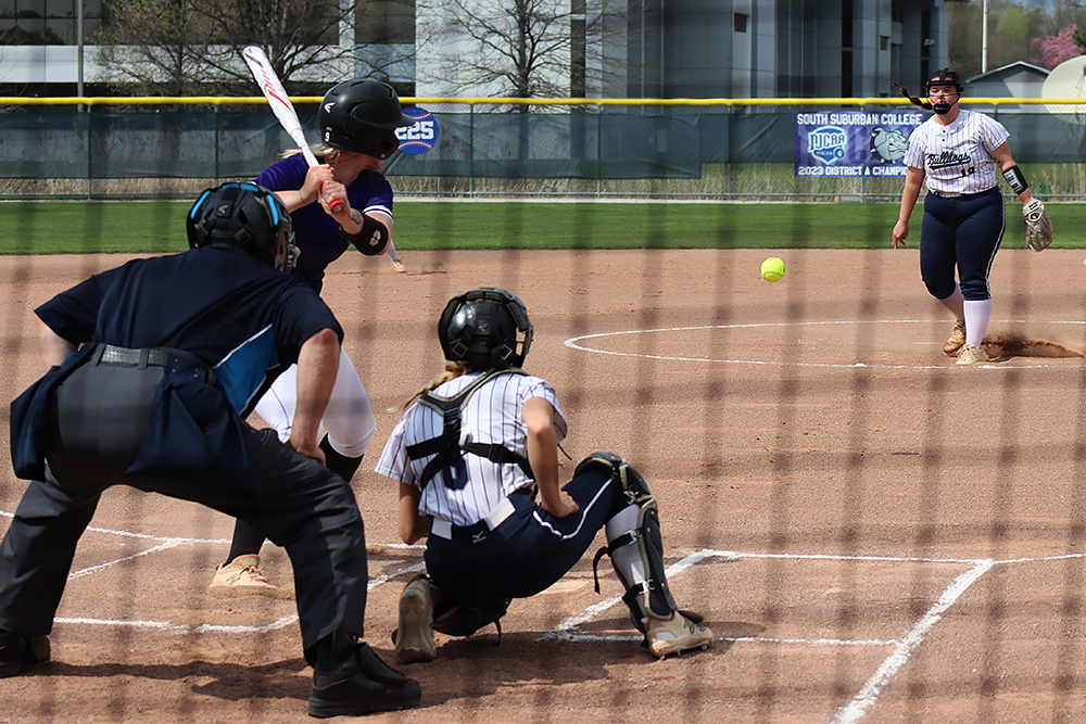 2024 Softball Action Shot