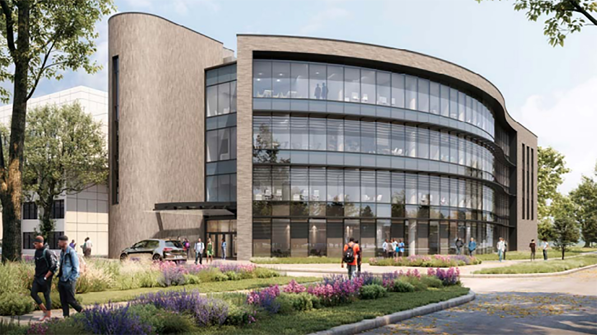 Allied Health & Nursing Center Building Rendering
