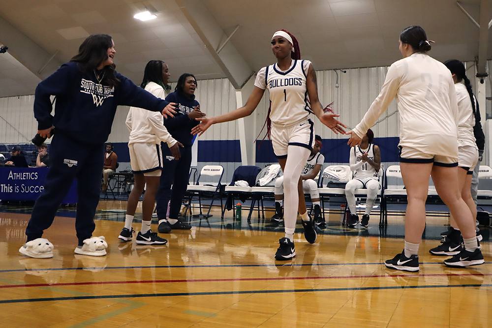 Women's Basketball Action Shot