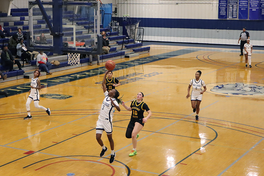 Women's Basketball Action Shot