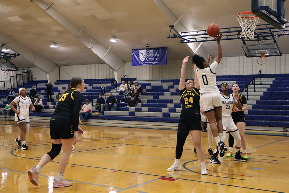 Women's Basketball Action Shot