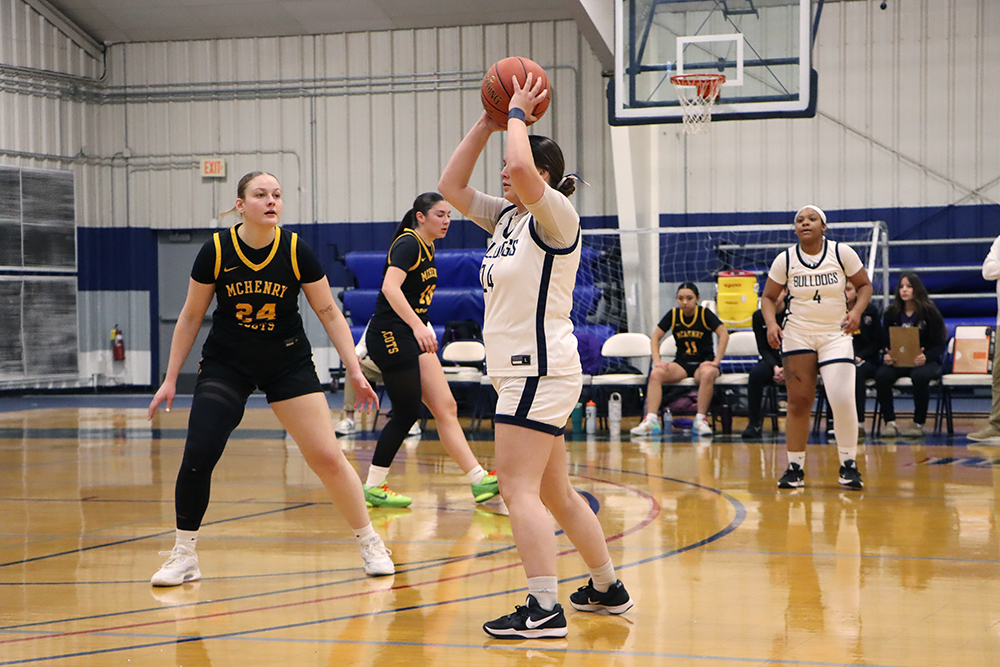 Women's Basketball Action Shot