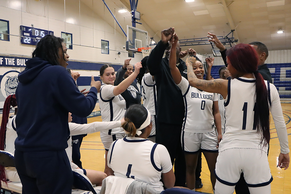 Women's Basketball Action Shot