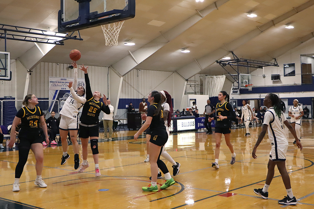 Women's Basketball Action Shot