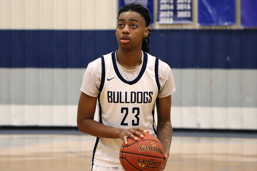 Women's Basketball Action Shot