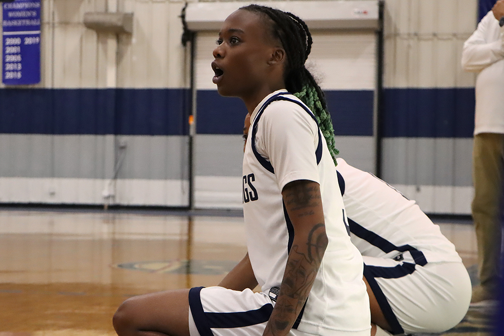 Women's Basketball Action Shot