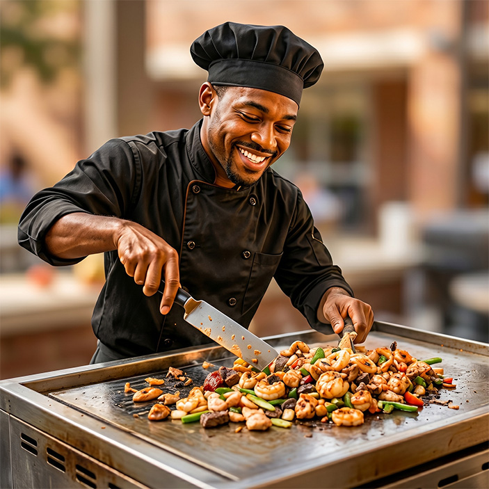 Pop-Up Patio Hibachi Heaven
