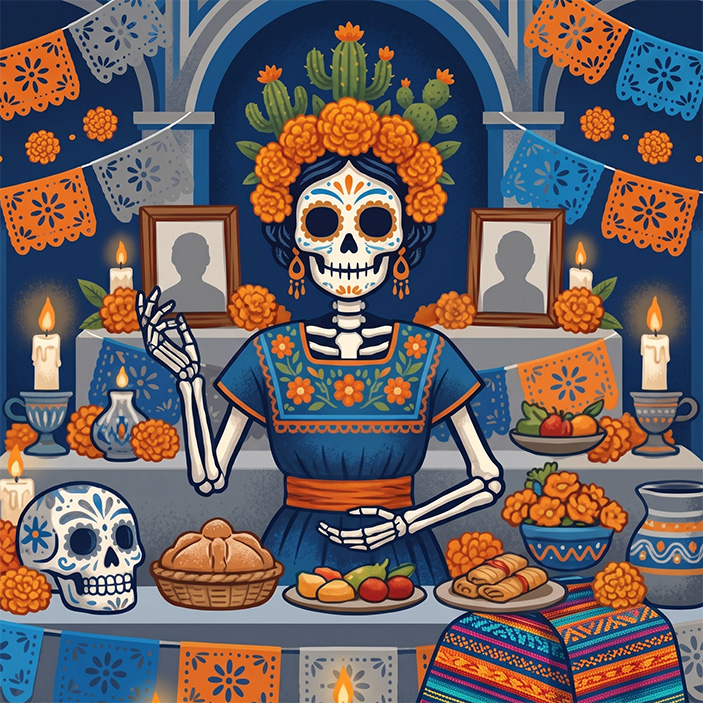 Día de Muertos Ofrenda